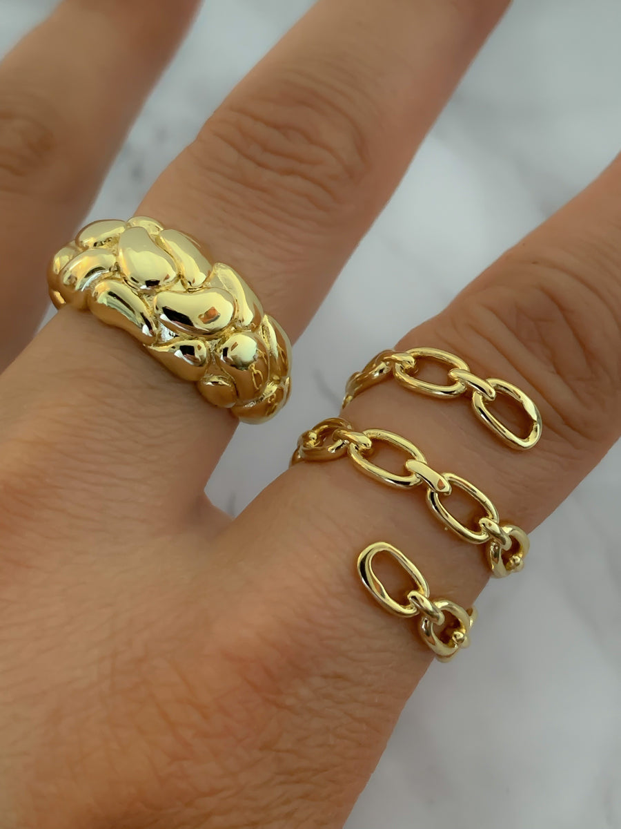 Wrapped Chain Ring