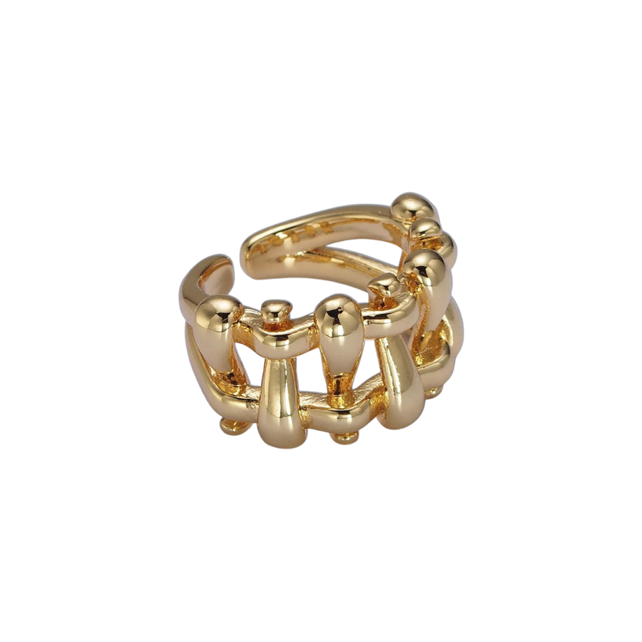 Bubbled Cage Ring