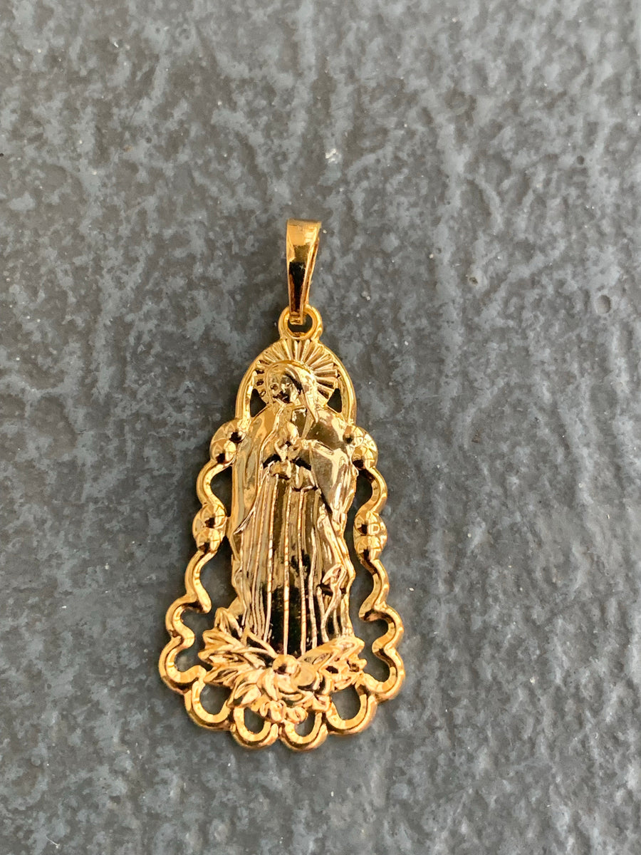Golden Mary Pendant - Sample