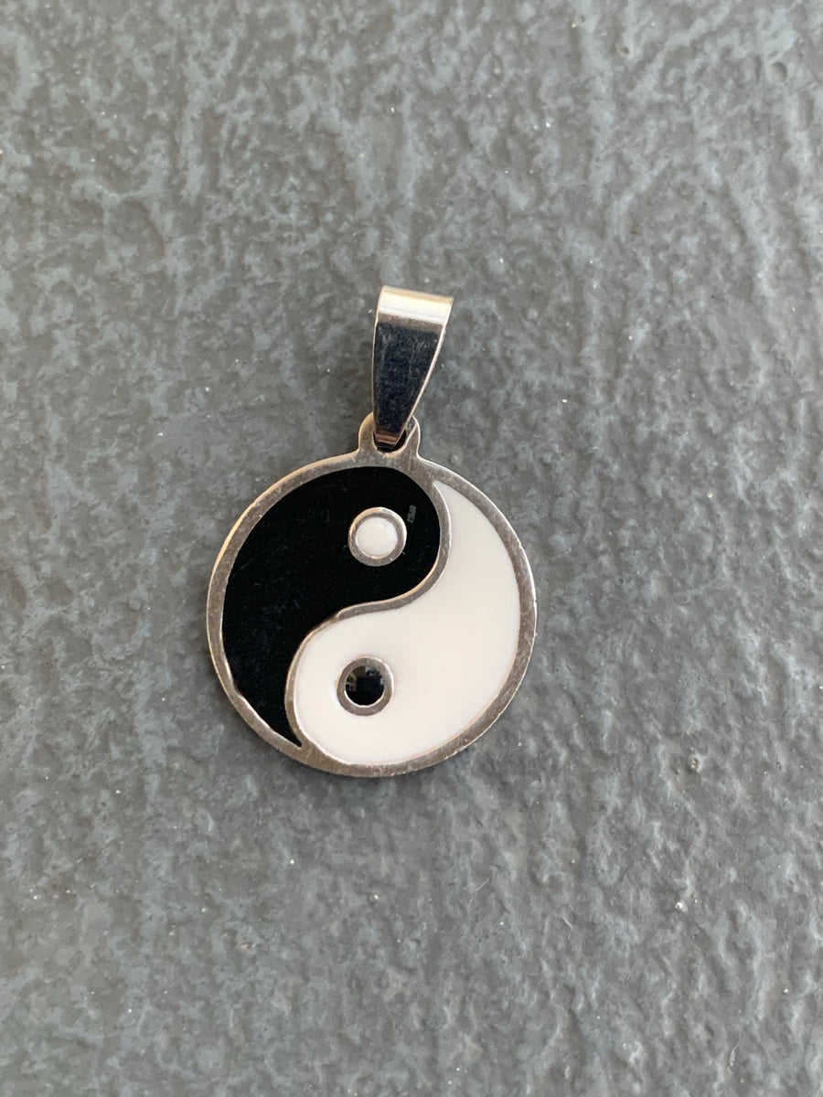 Silver Ying Yang Pendant - Sample Sale